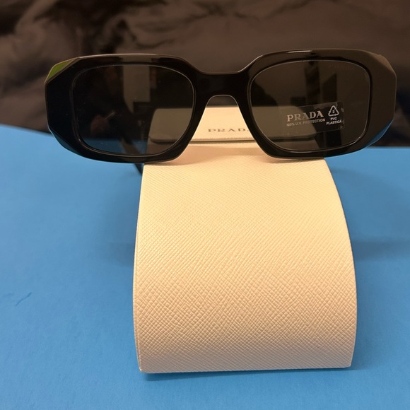 Black Prada unisex sunglasses. Brand new with box, case and...